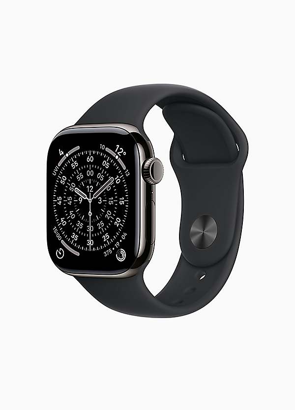 Apple Watch Series 11 GPS + Cellular 42mm Slate Titanium Case with